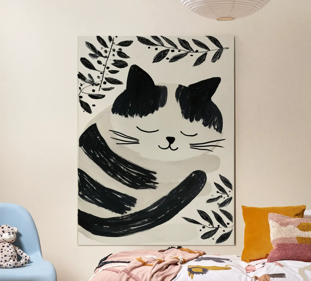 Sognare un gattino | pace e sicurezza carta hahnemühle da Autofocus