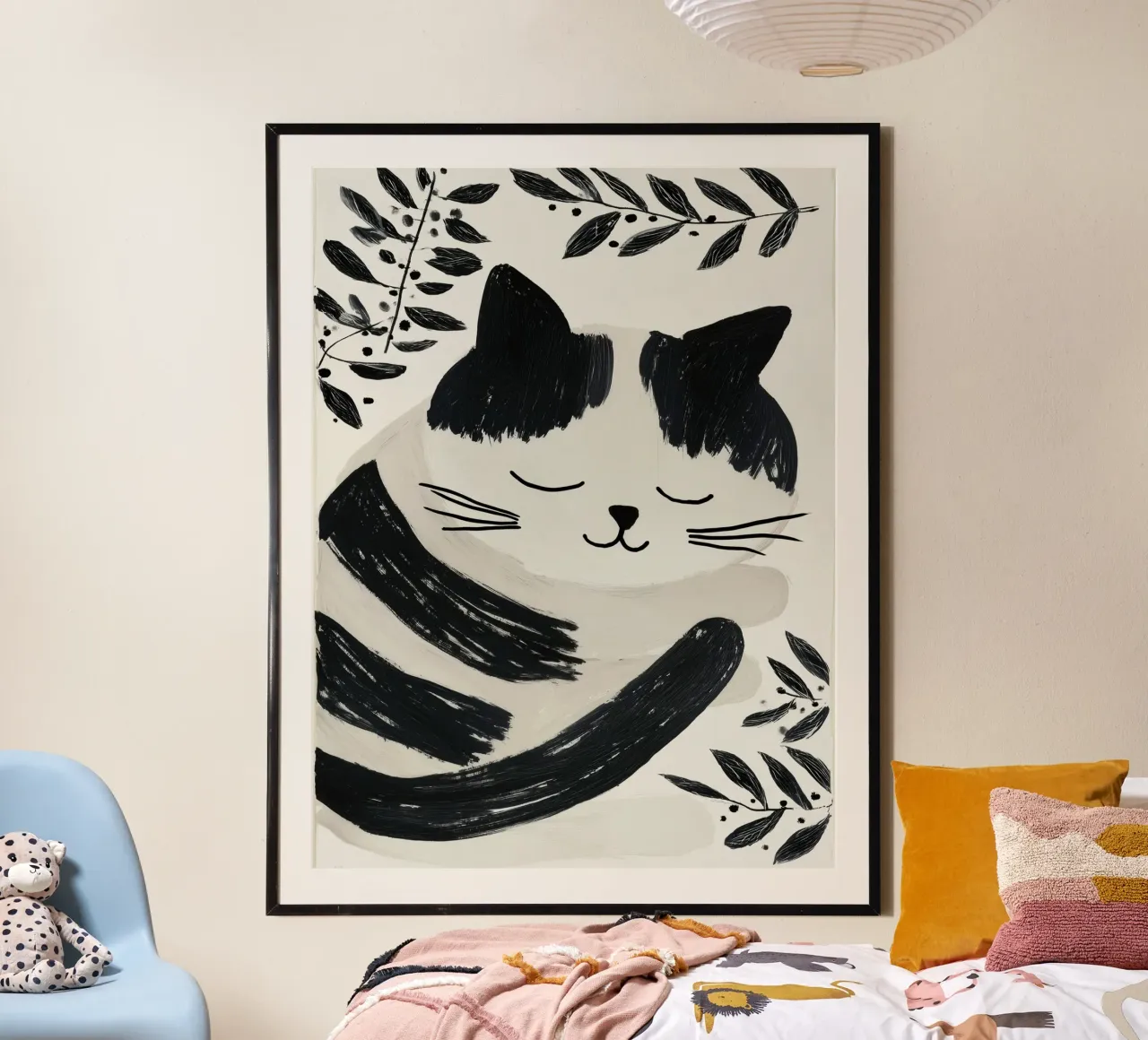 Sognare un gattino | pace e sicurezza carta hahnemühle da Autofocus