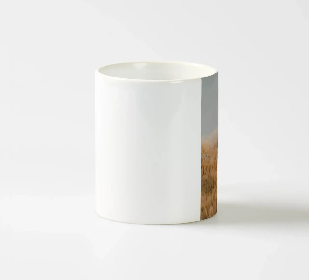 boat on field tazza in ceramica da marty