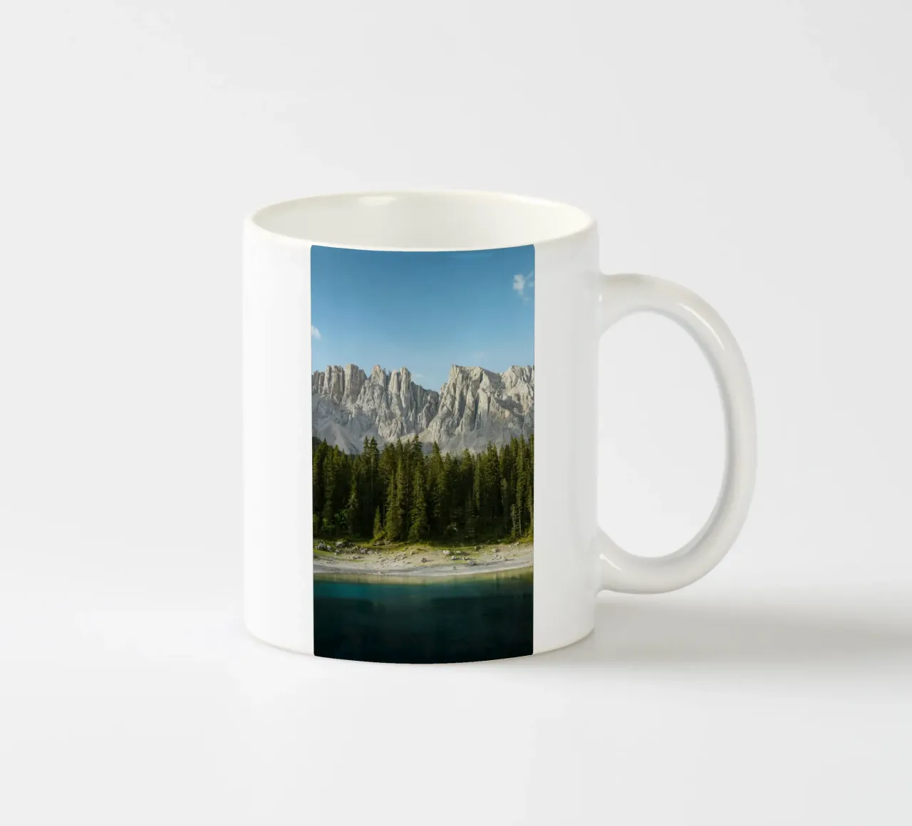 forest on lake tazza in ceramica da marty