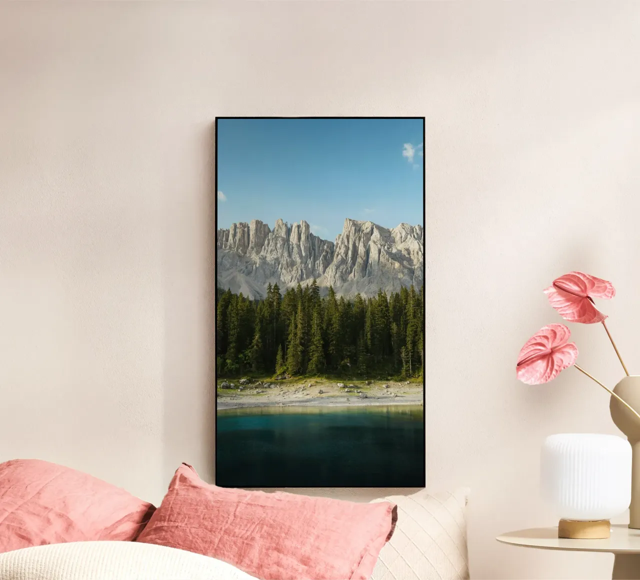 forest on lake plexiglass da marty