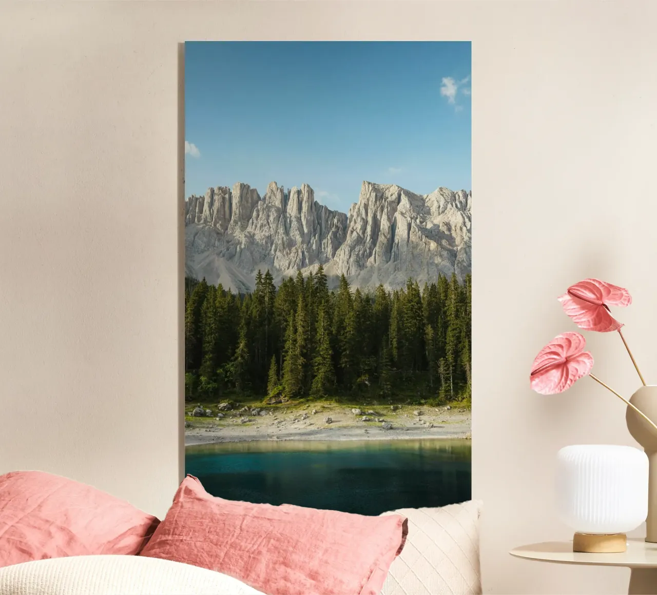 forest on lake plexiglass da marty