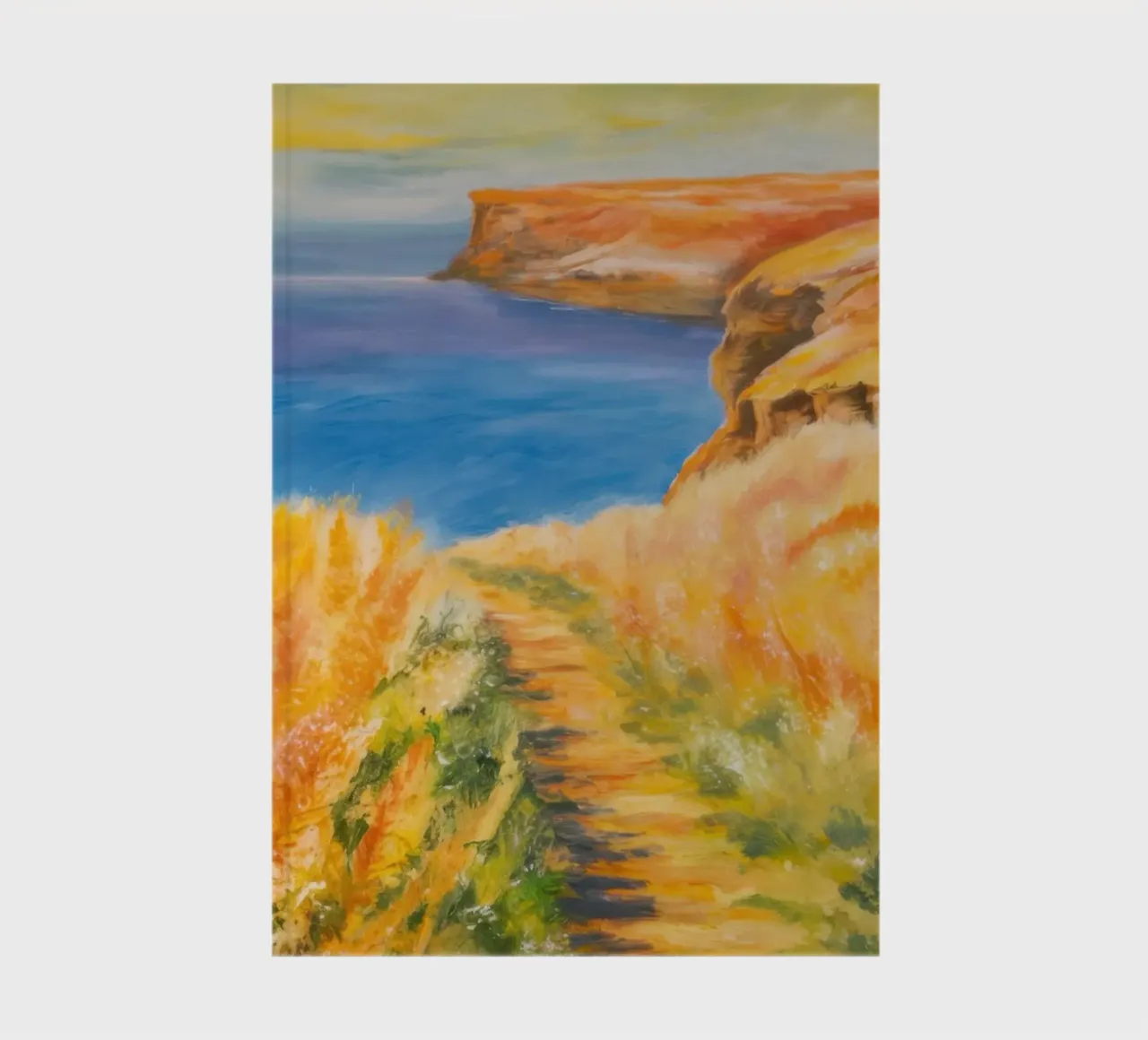 Coastal Wheat Field notebook by Angkasa Mist