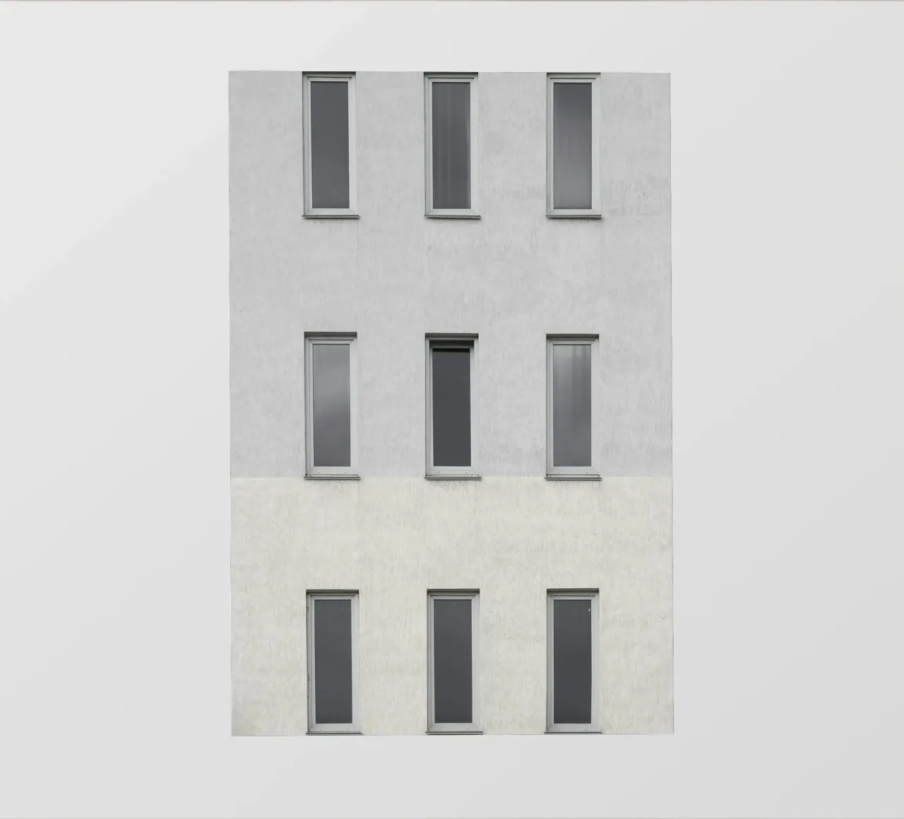 window in building telo in pvc da marty