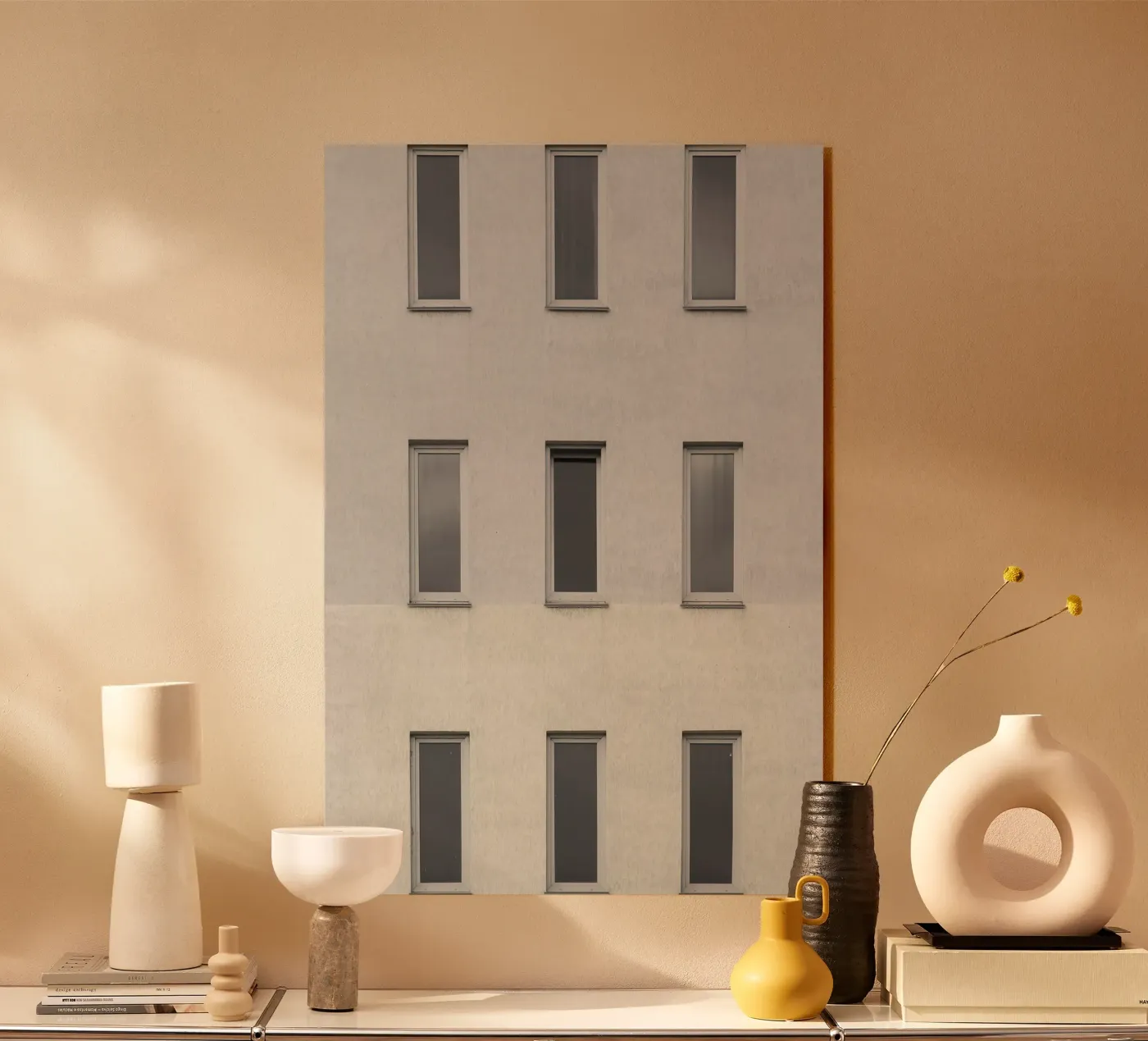 window in building plexiglass da marty