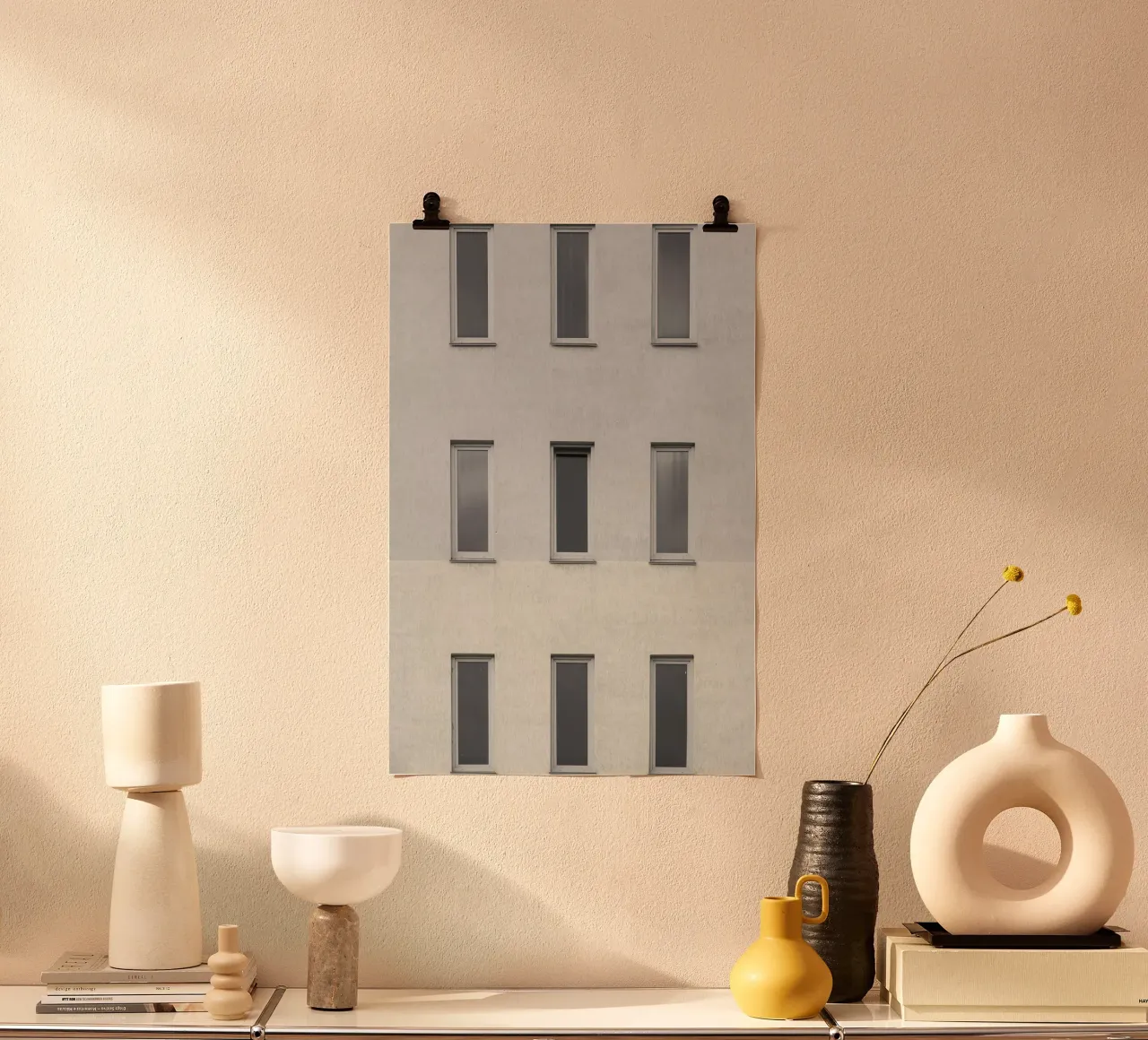 window in building poster da marty