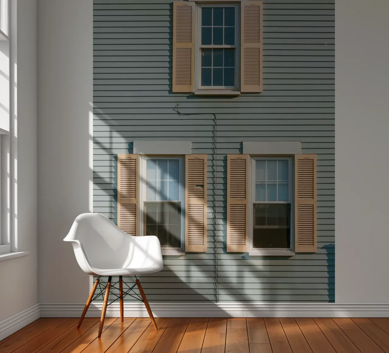 window triple fotobehang van juli