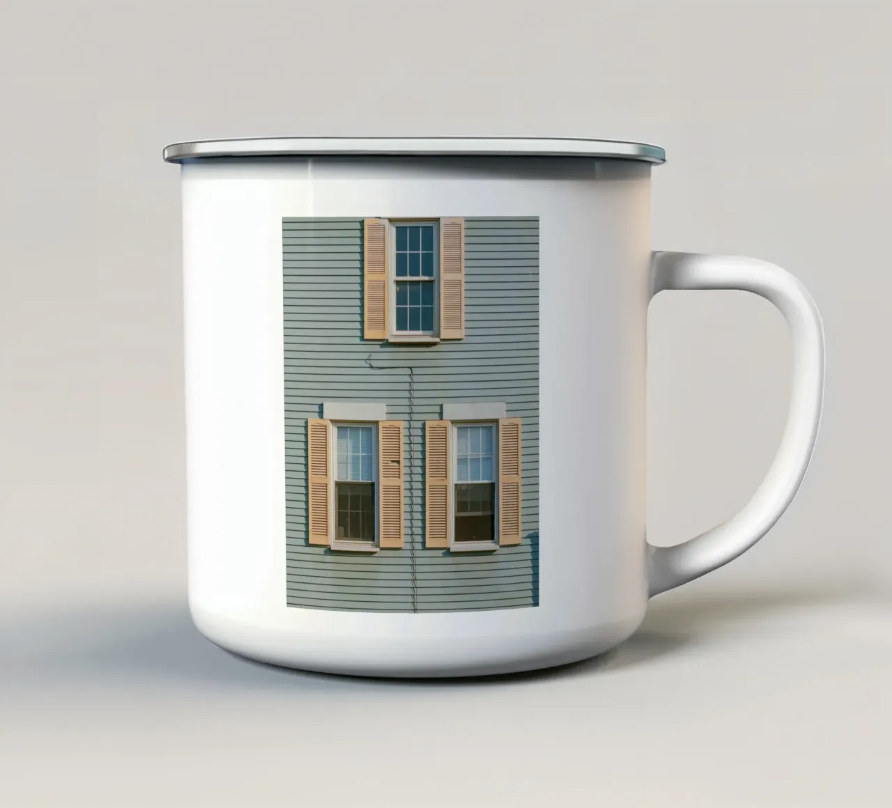 window triple tazza in smalto da juli