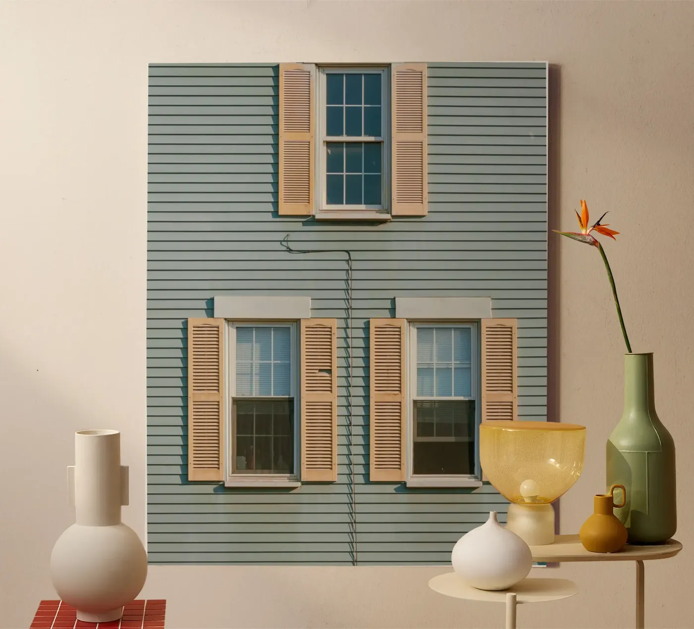 window triple canvas by juli