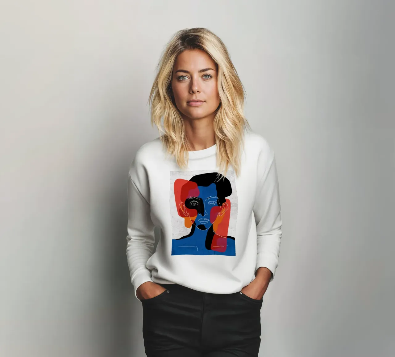 Overlapping Souls Duality sweatshirt by Katarsis Mann