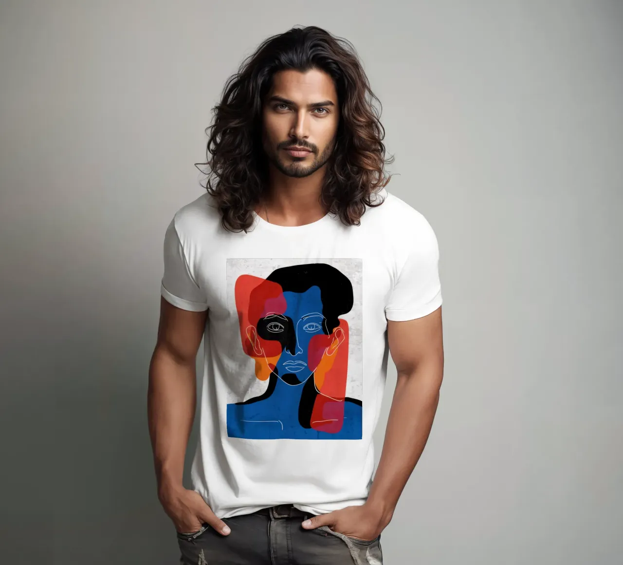 Overlapping Souls Duality t-shirt by Katarsis Mann