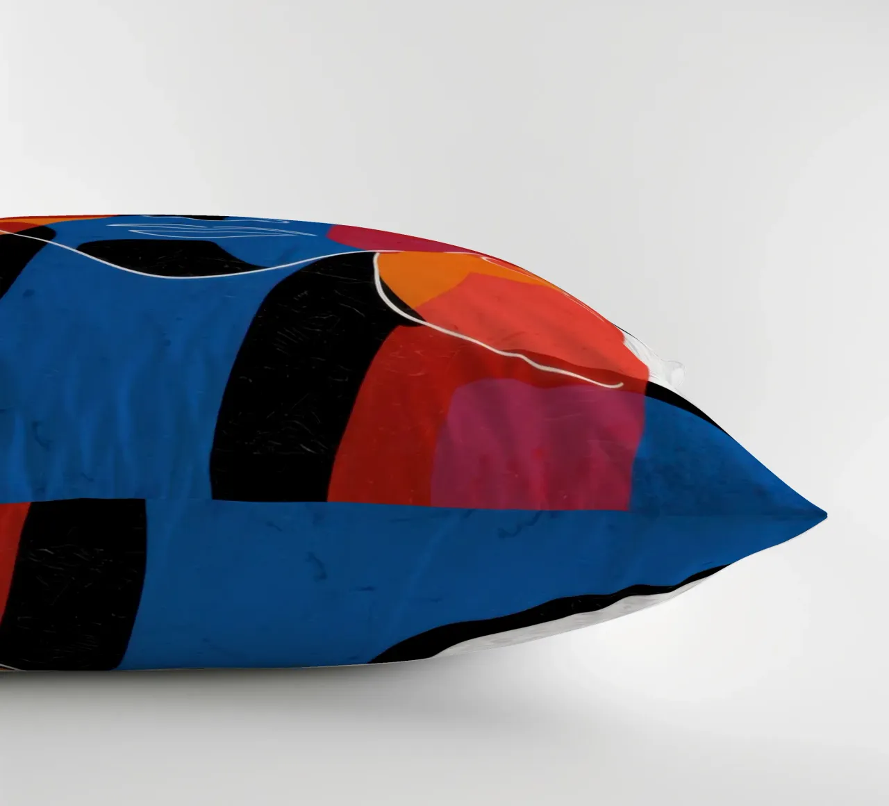 Overlapping Souls Duality decorative cushion by Katarsis Mann