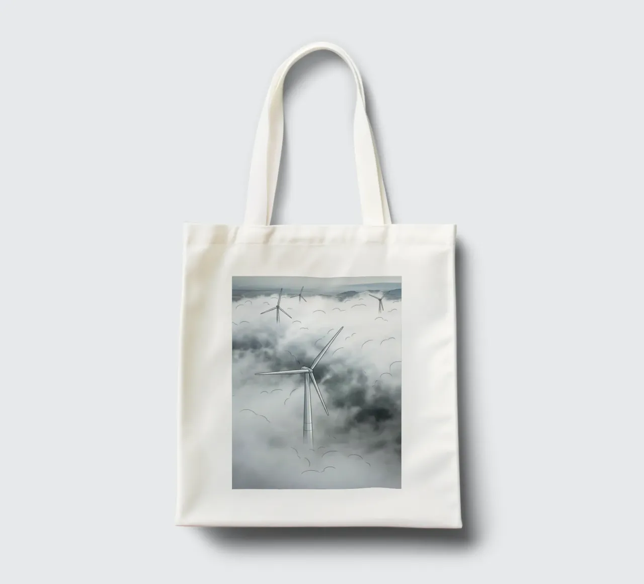 winmill in cloud borsa in juta da marty