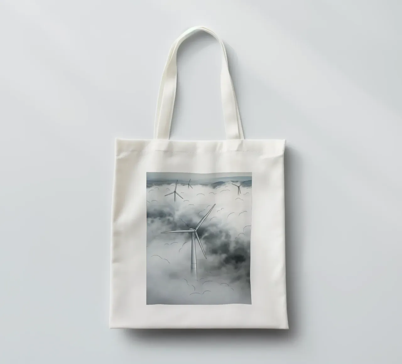 winmill in cloud borsa in juta da marty