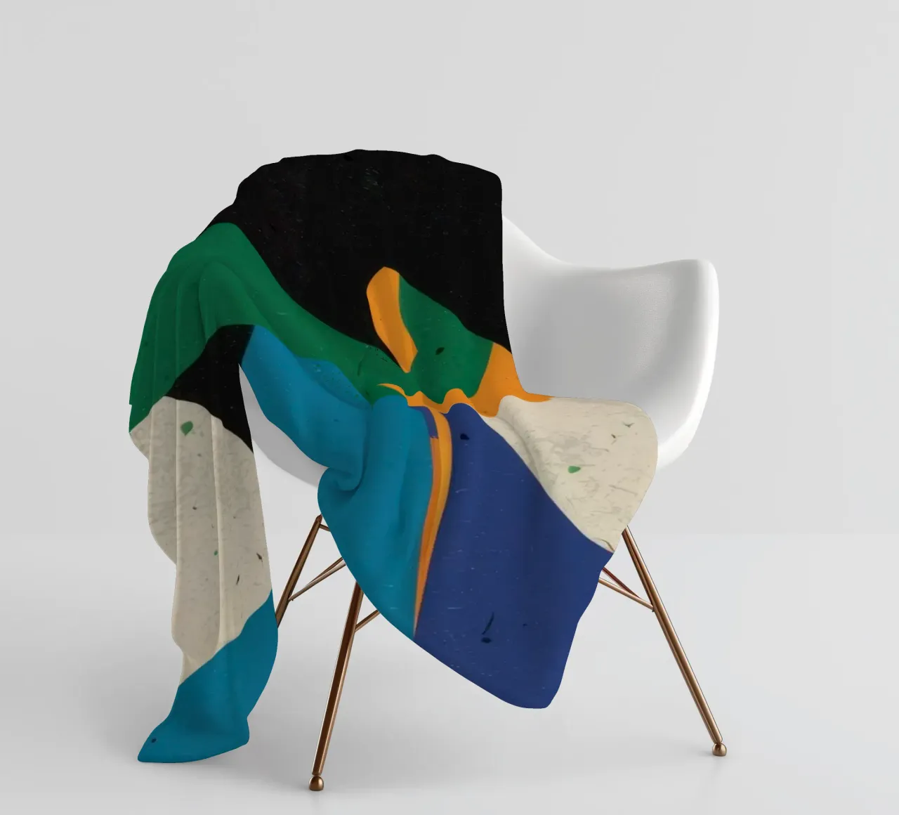 Silhouette dell'identità prismatica coperta in pile da Katarsis Mann
