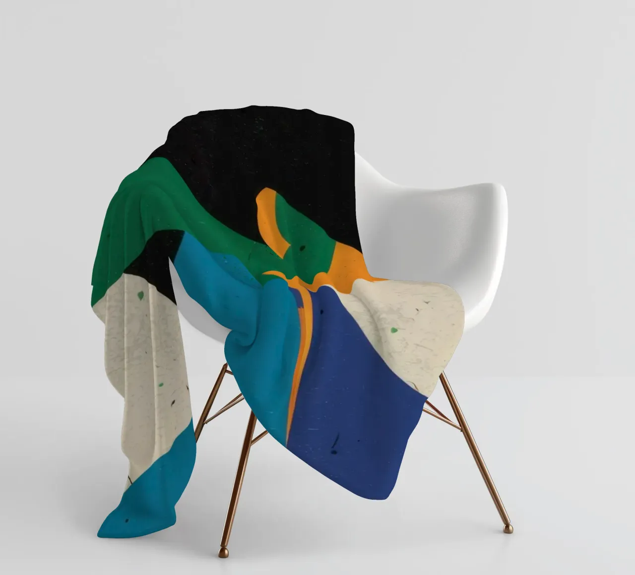 Silhouette dell'identità prismatica coperta in pile da Katarsis Mann