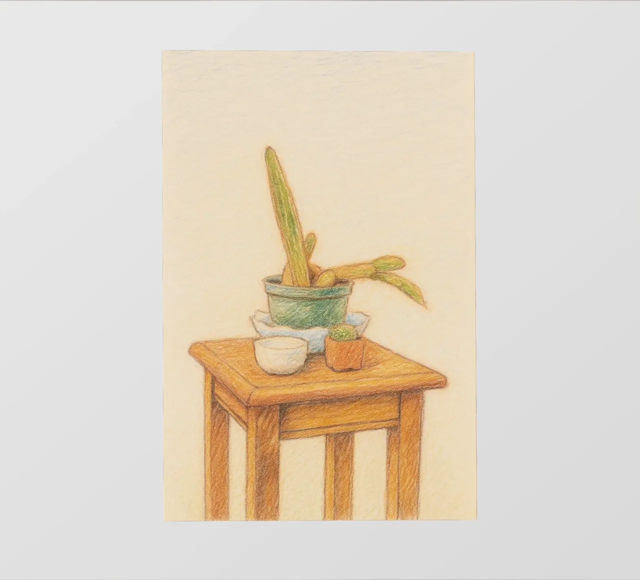 cactus on vase telo in pvc da marty