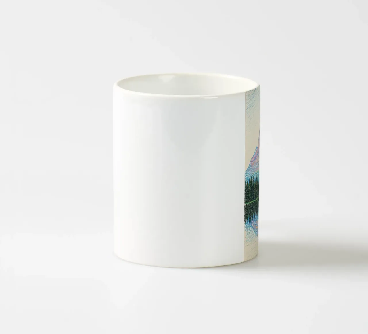 reflect mountain tazza in ceramica da marty