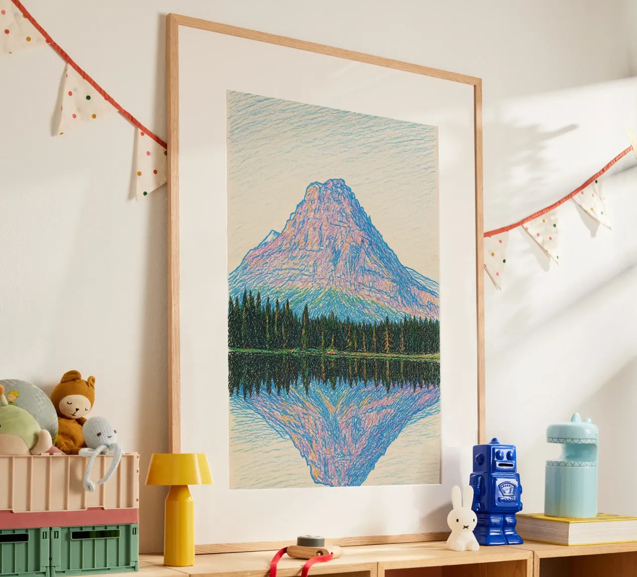 reflect mountain poster van marty