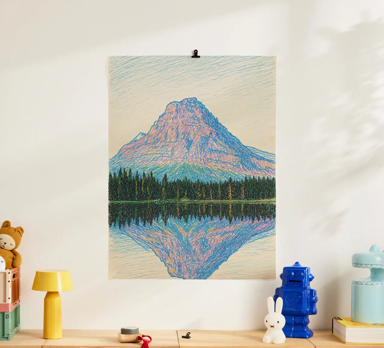 reflect mountain poster van marty