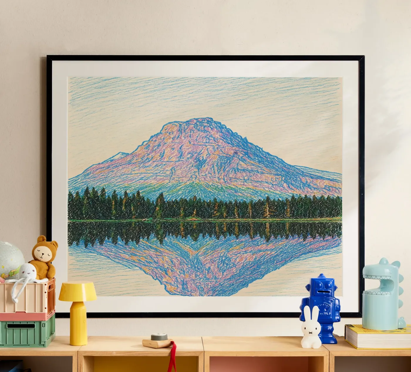 reflect mountain poster da marty