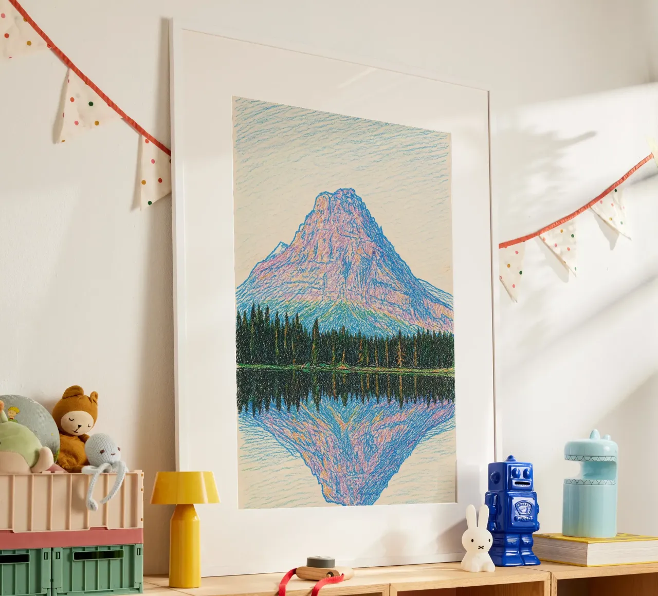 reflect mountain poster van marty