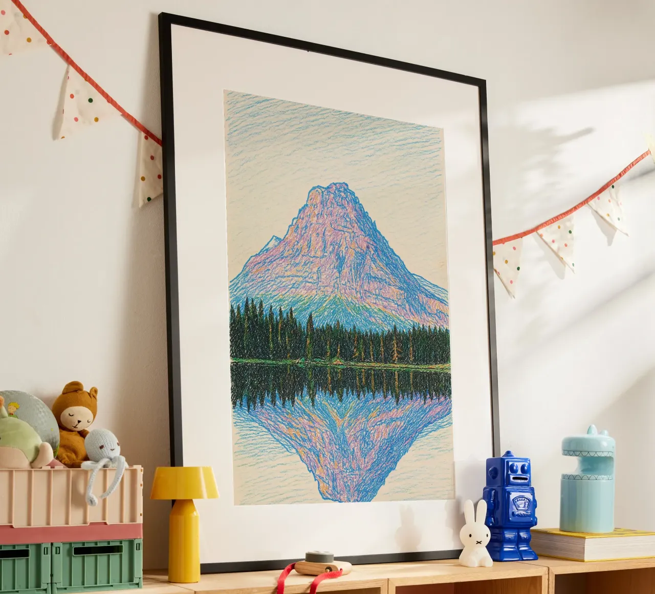 reflect mountain poster van marty