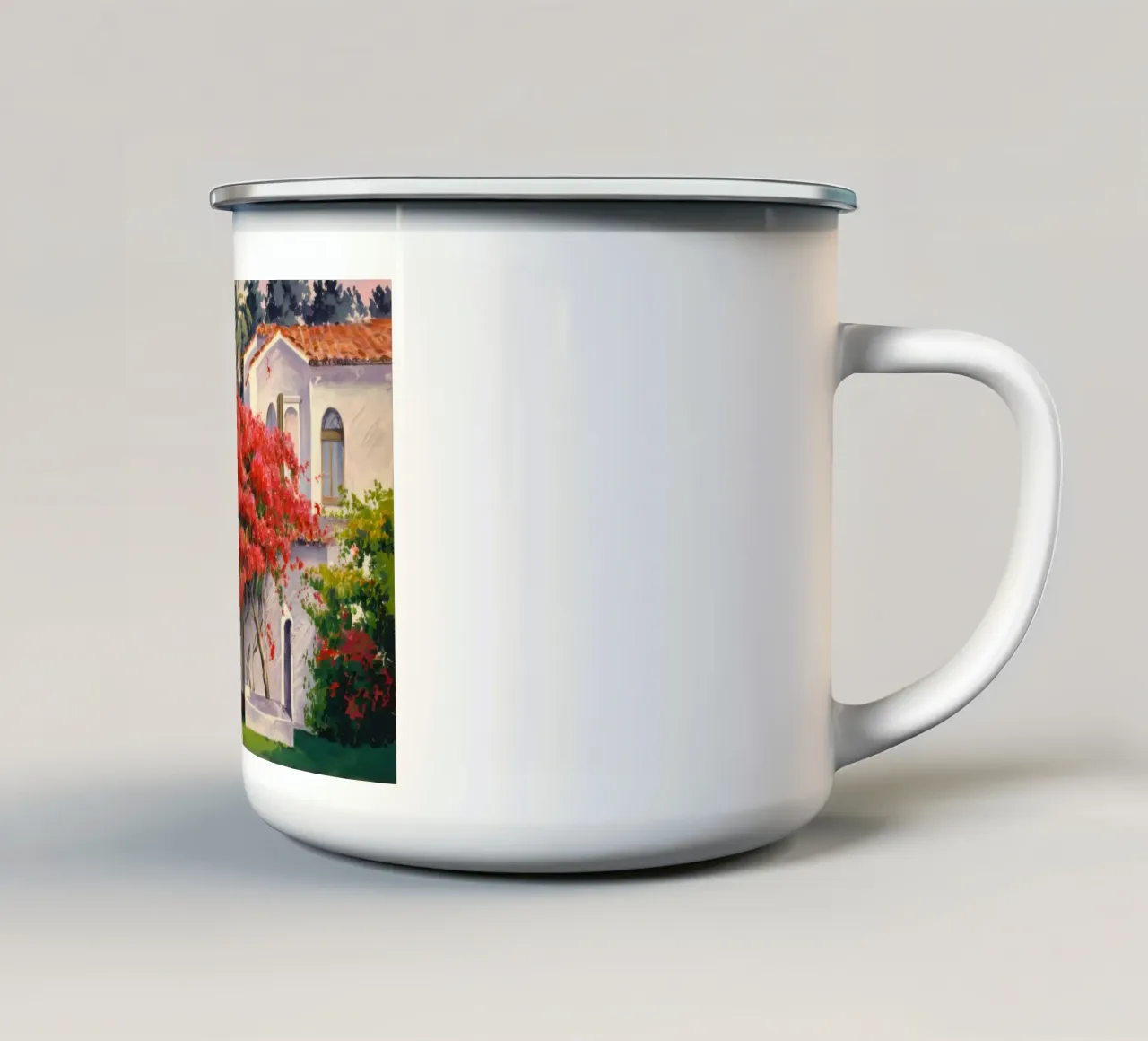 Villa Crimson Tree tazza in smalto da Angkasa Mist