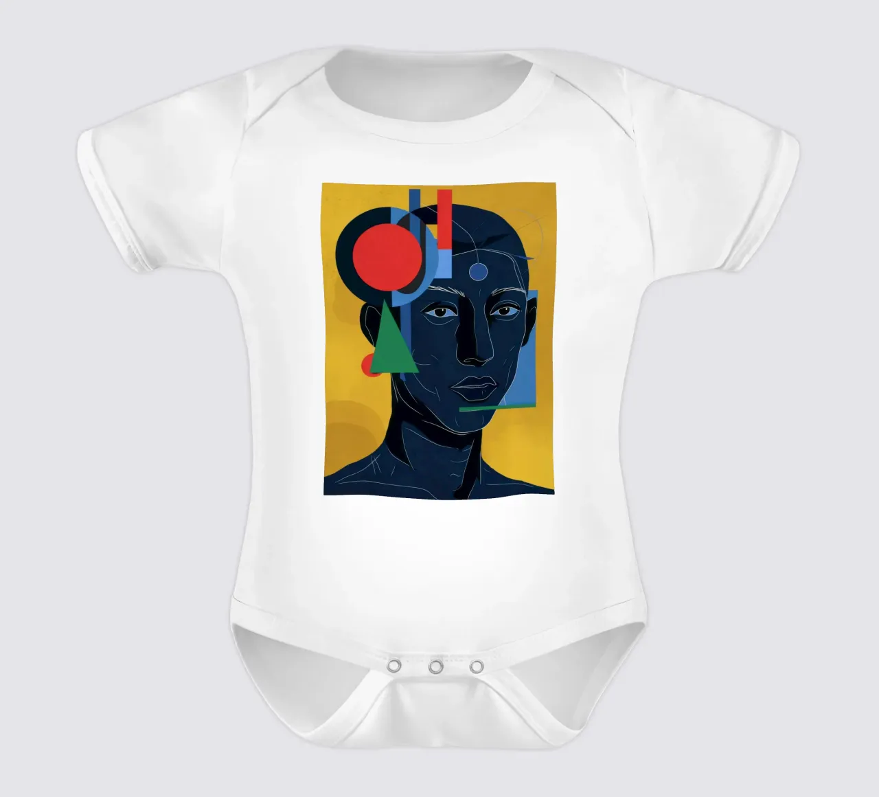 L'esprit bleu constructiviste body bébé de Katarsis Mann