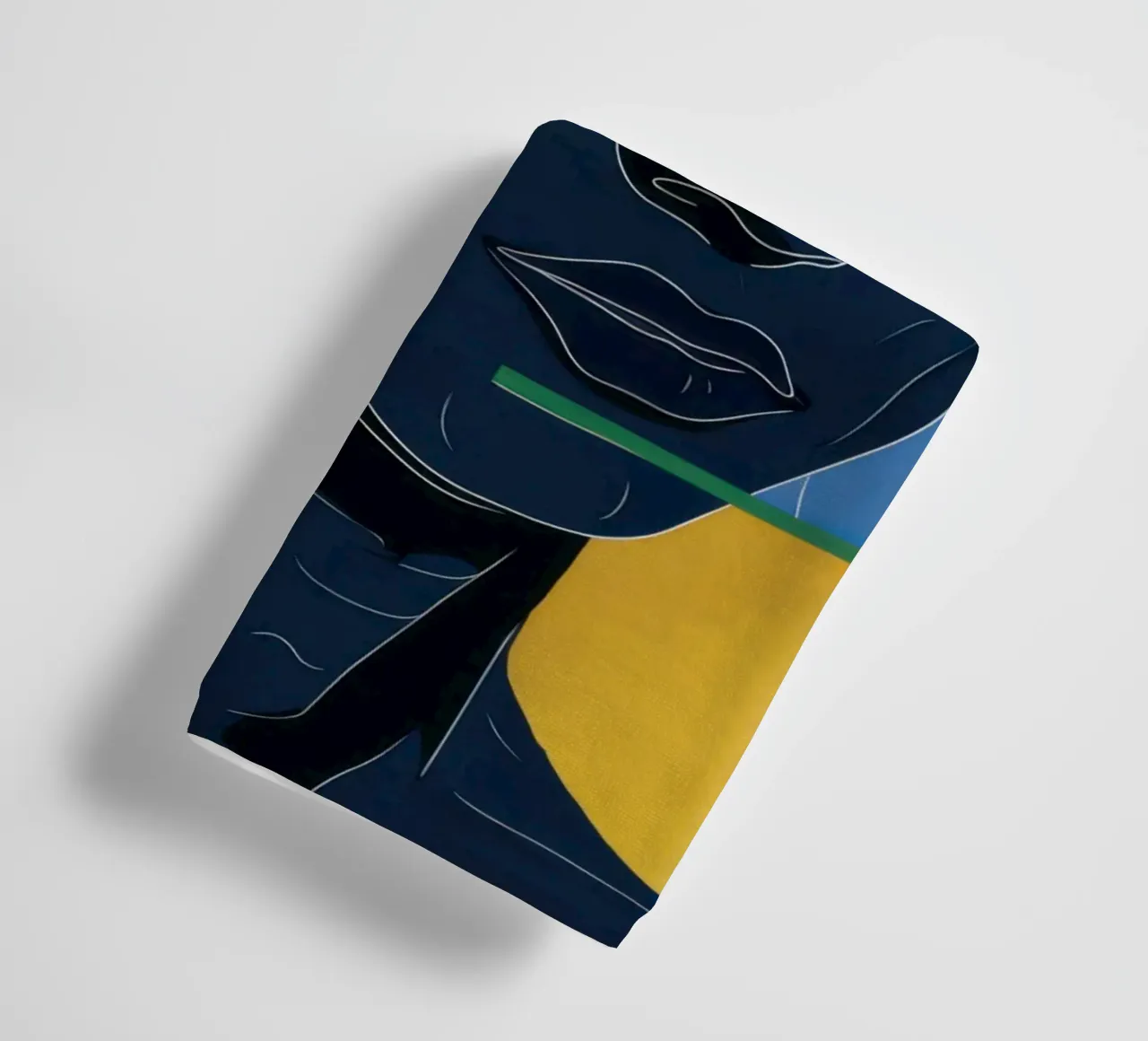 L'esprit bleu constructiviste serviette de bain de Katarsis Mann