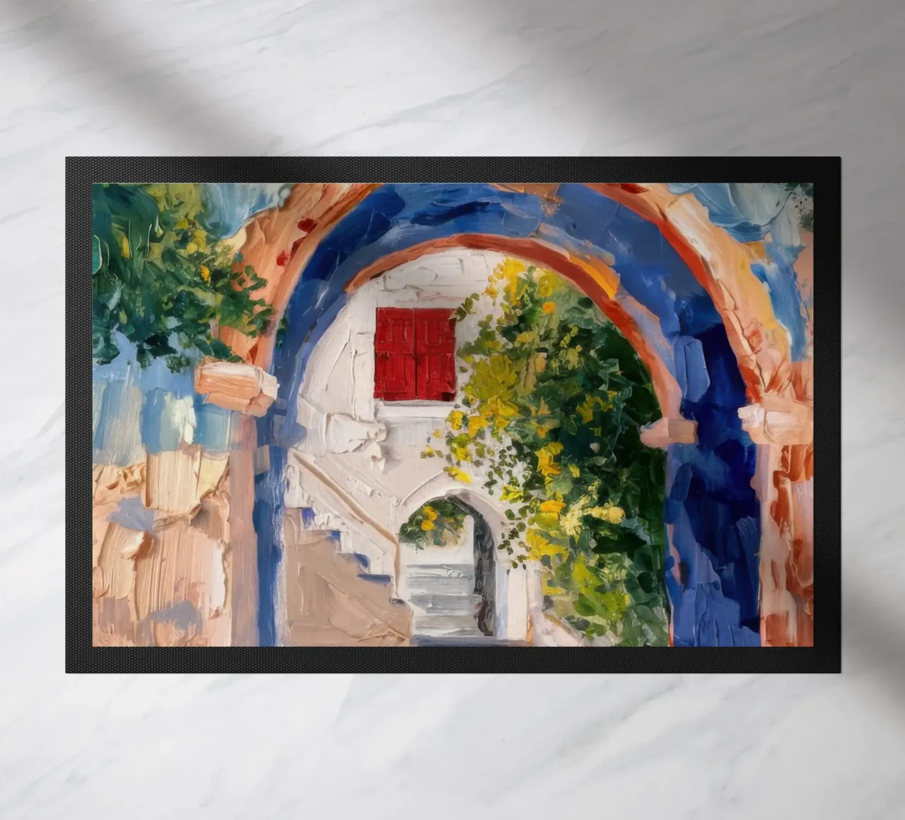 Scorcio di arco illuminato dal sole zerbino da Angkasa Mist