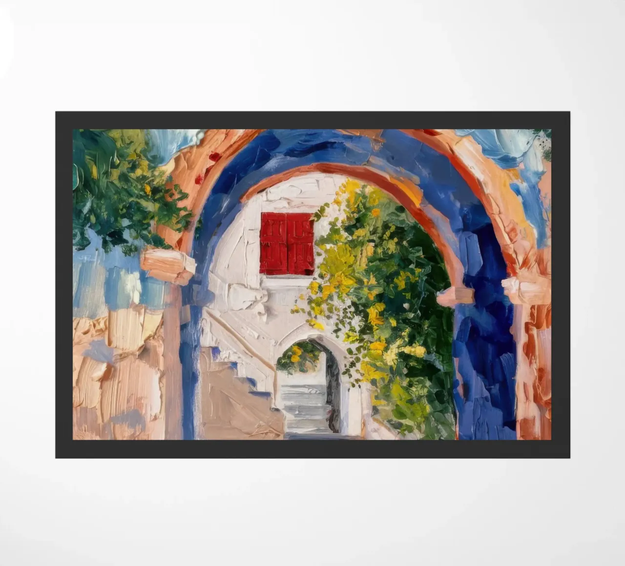 Scorcio di arco illuminato dal sole zerbino da Angkasa Mist