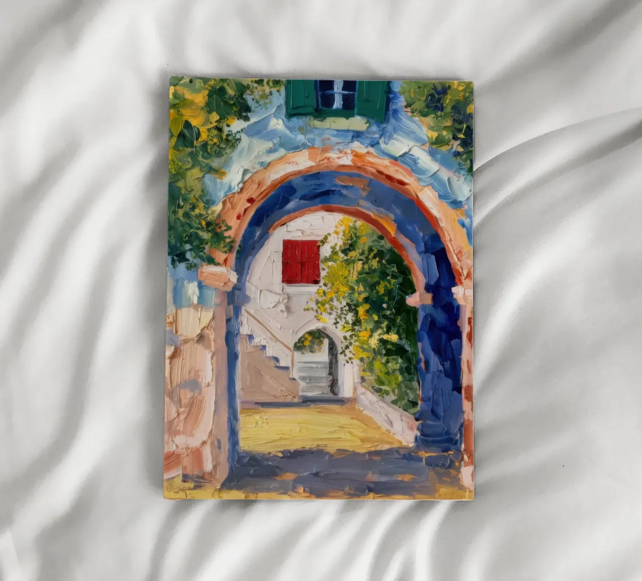 Sunlit Archway Glimpse notebook by Angkasa Mist