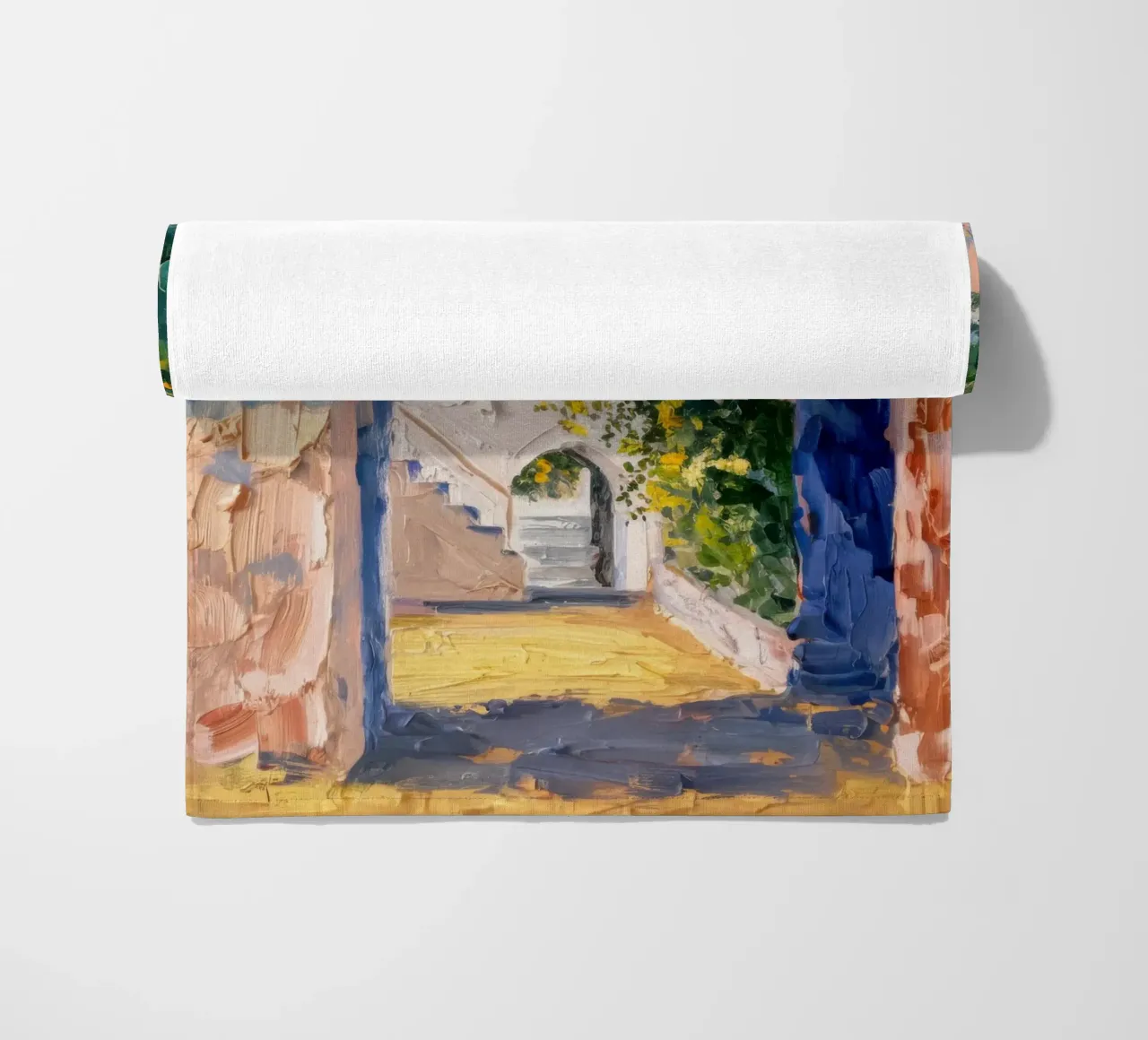 Scorcio di arco illuminato dal sole telo mare da Angkasa Mist