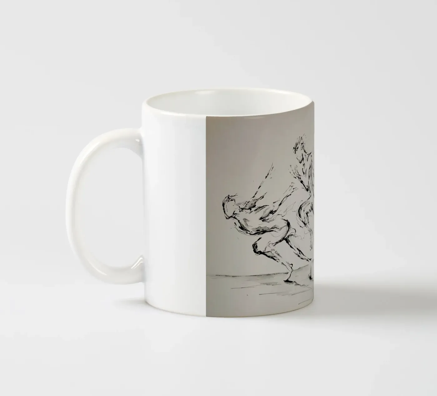 Three Blind Mice ceramic mug by Marc Allante