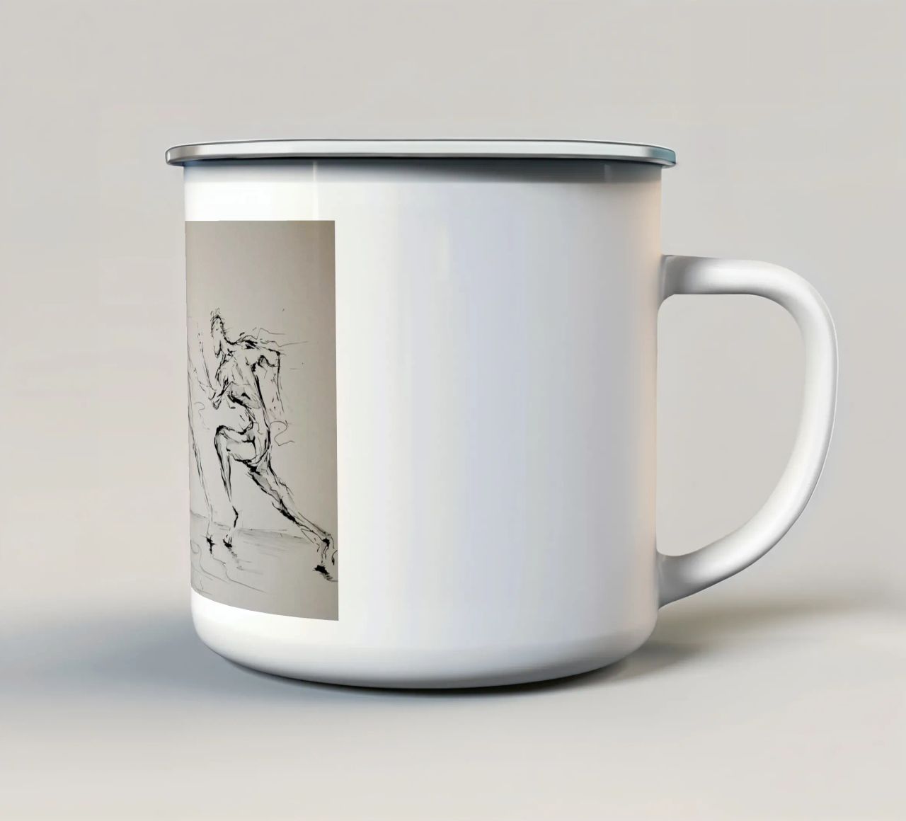 Three Blind Mice tazza in smalto da Marc Allante