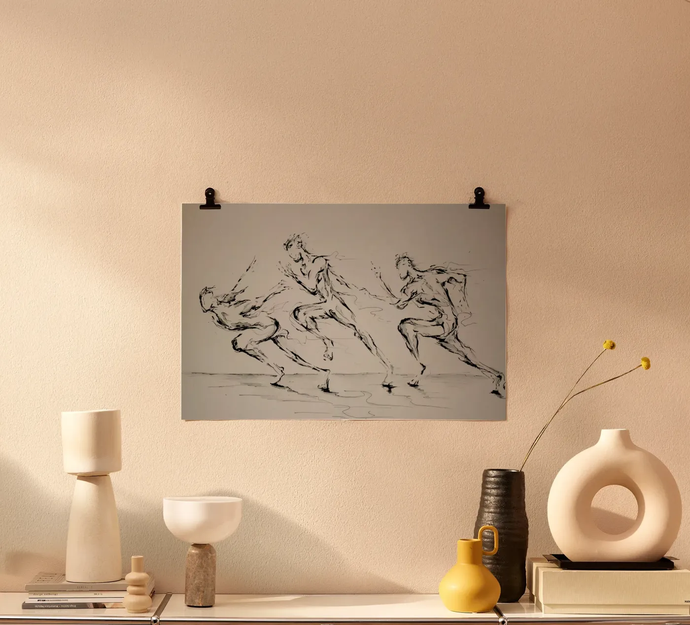 Three Blind Mice poster van Marc Allante