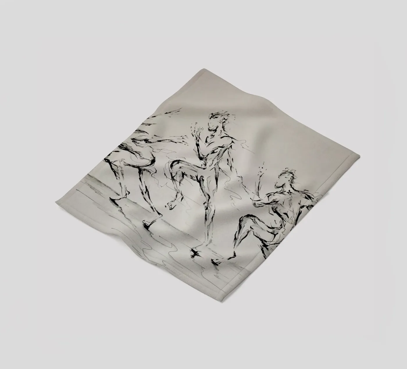 Three Blind Mice Fleecedecke von Marc Allante
