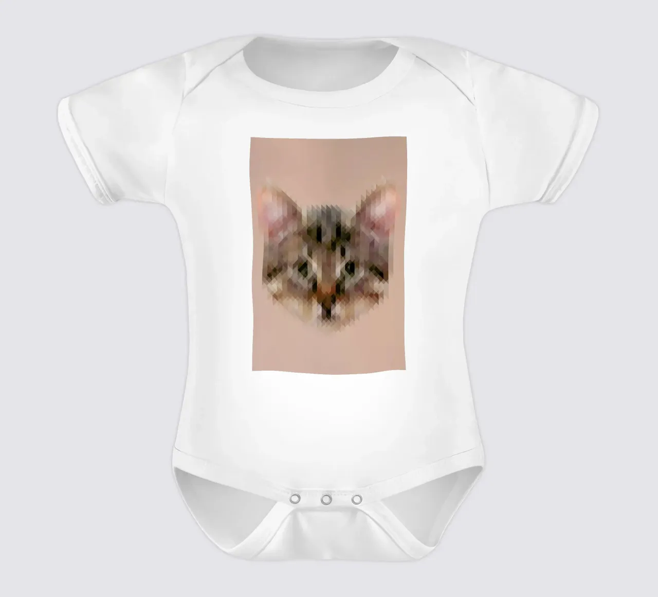 Cat body neonato maniche corte da Nur Mut