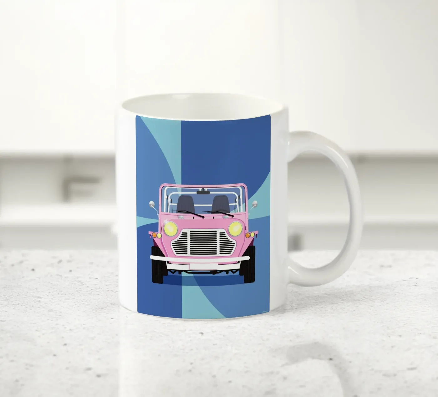 mini Moke keramische mok van Raphaël Delerue