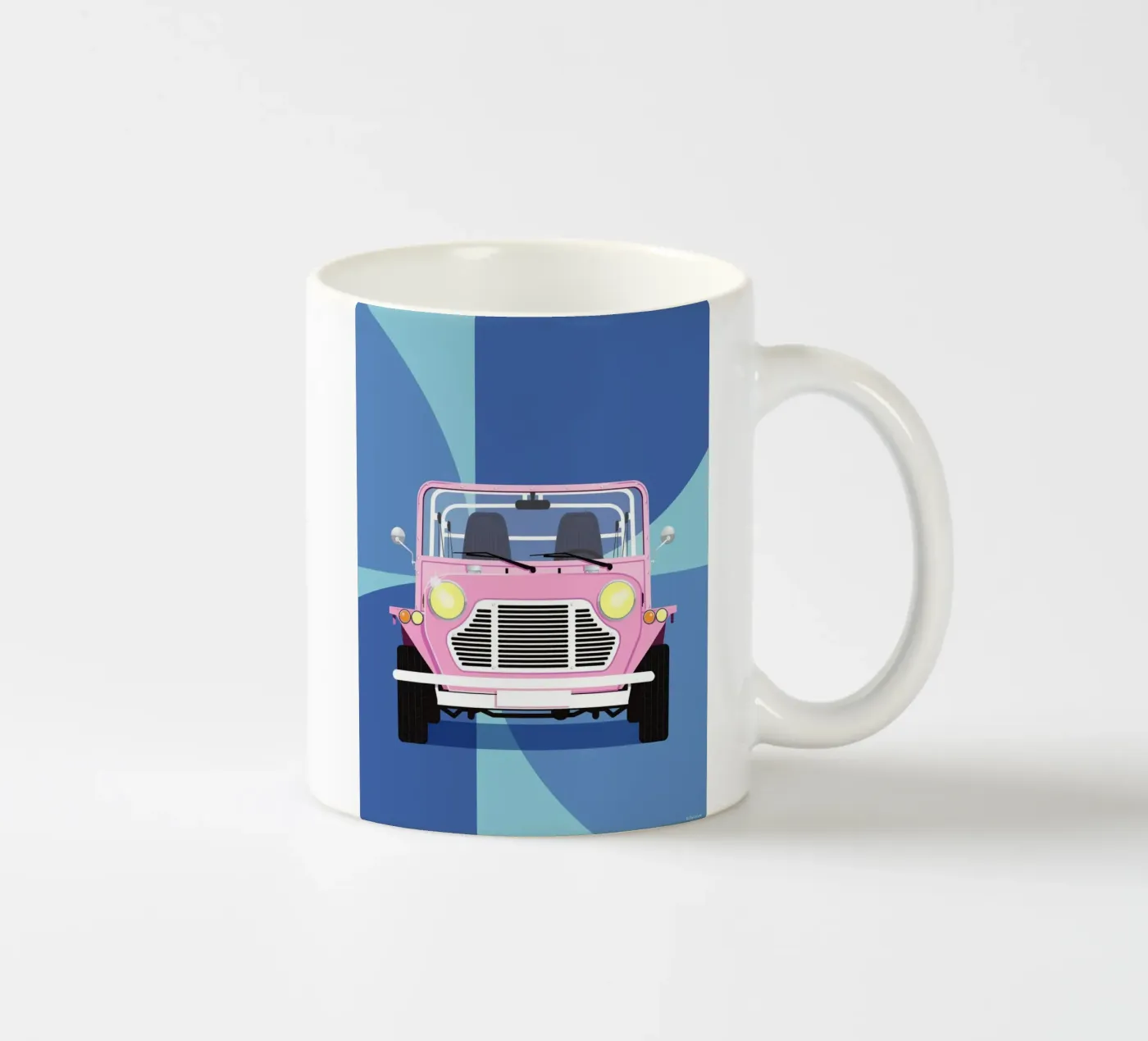 mini Moke keramische mok van Raphaël Delerue