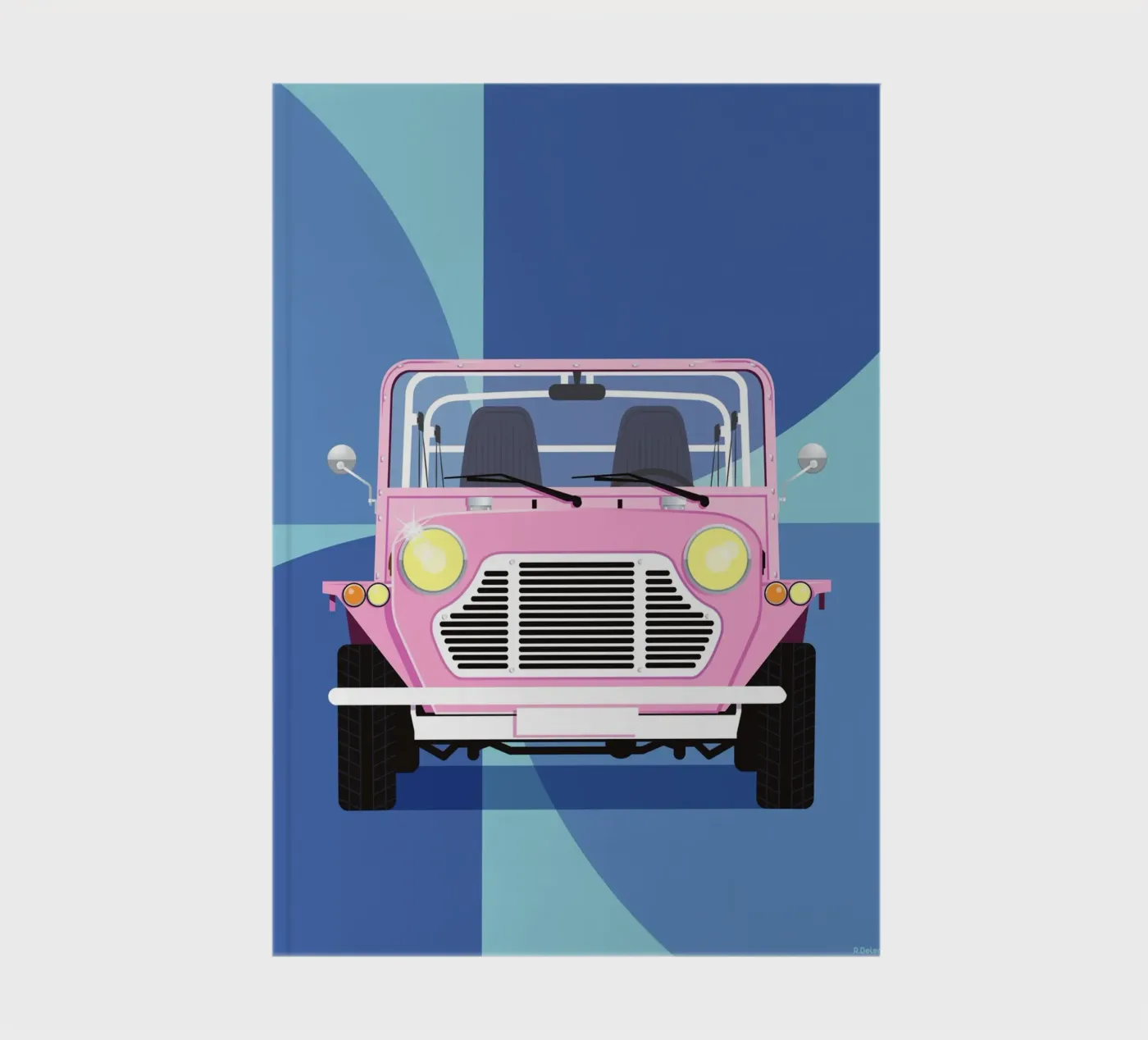 mini Moke notebook by Raphaël Delerue