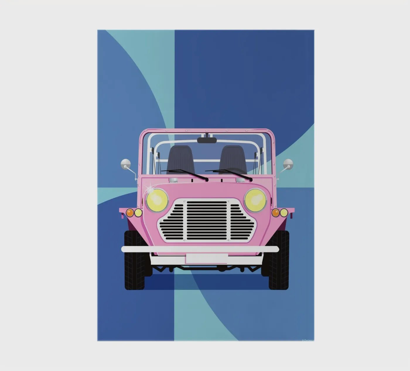 mini Moke notebook by Raphaël Delerue