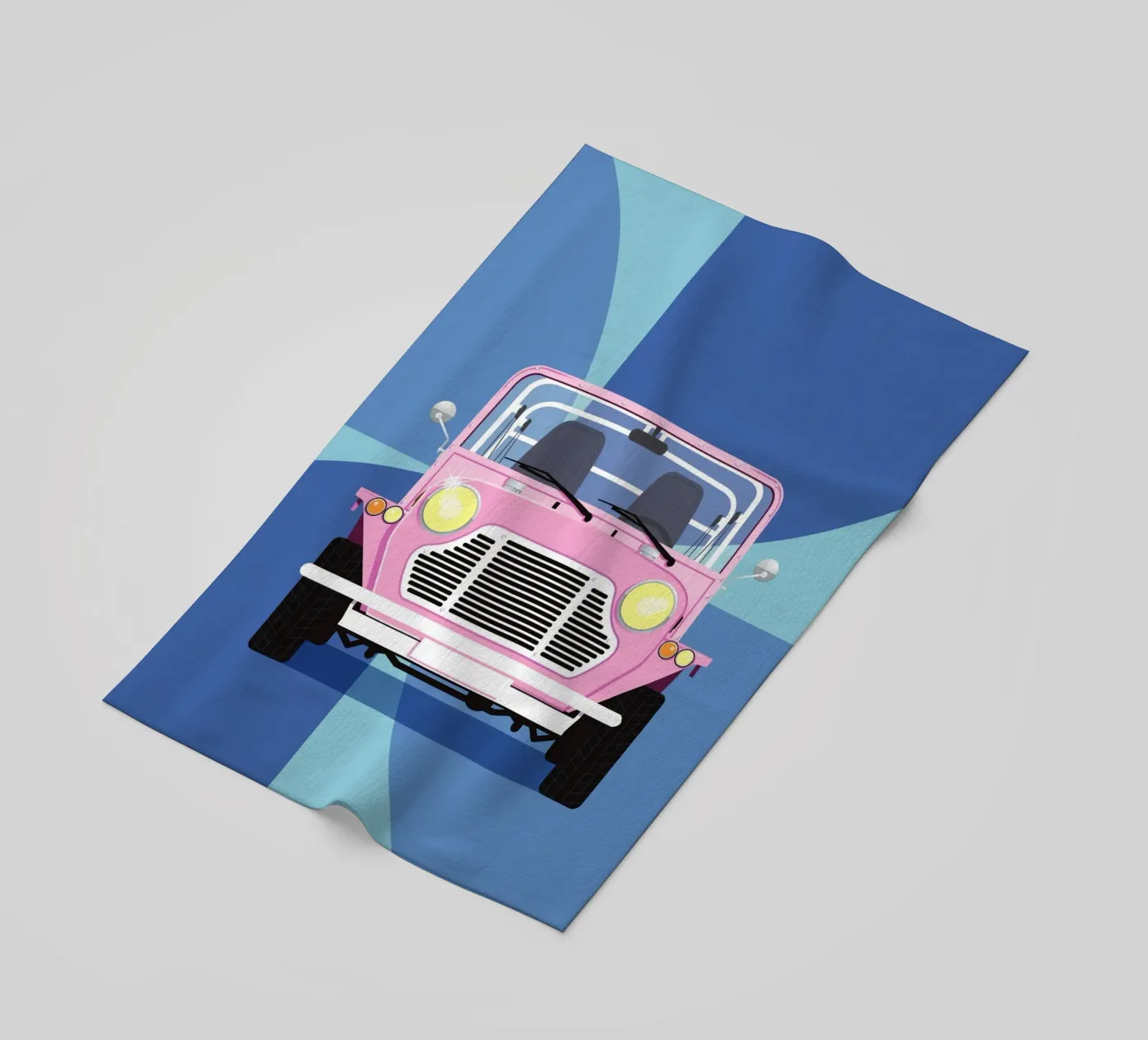 Mini-Moke Strandtuch von Raphaël Delerue