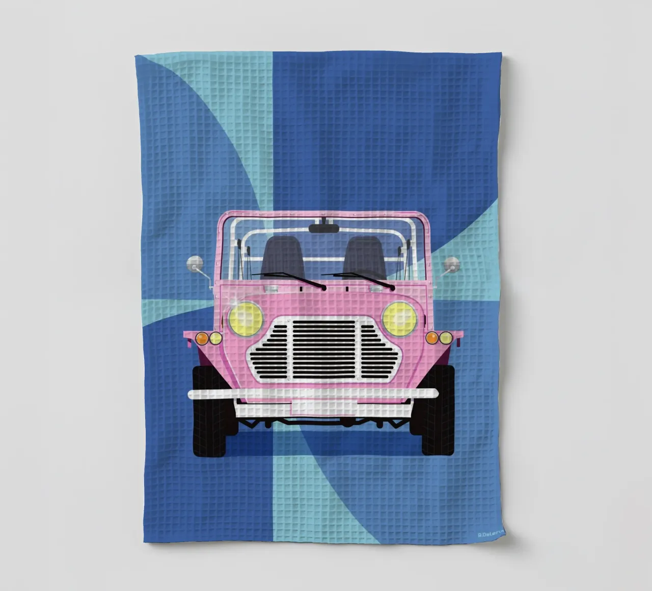 mini Moke canovaccio da cucina da Raphaël Delerue