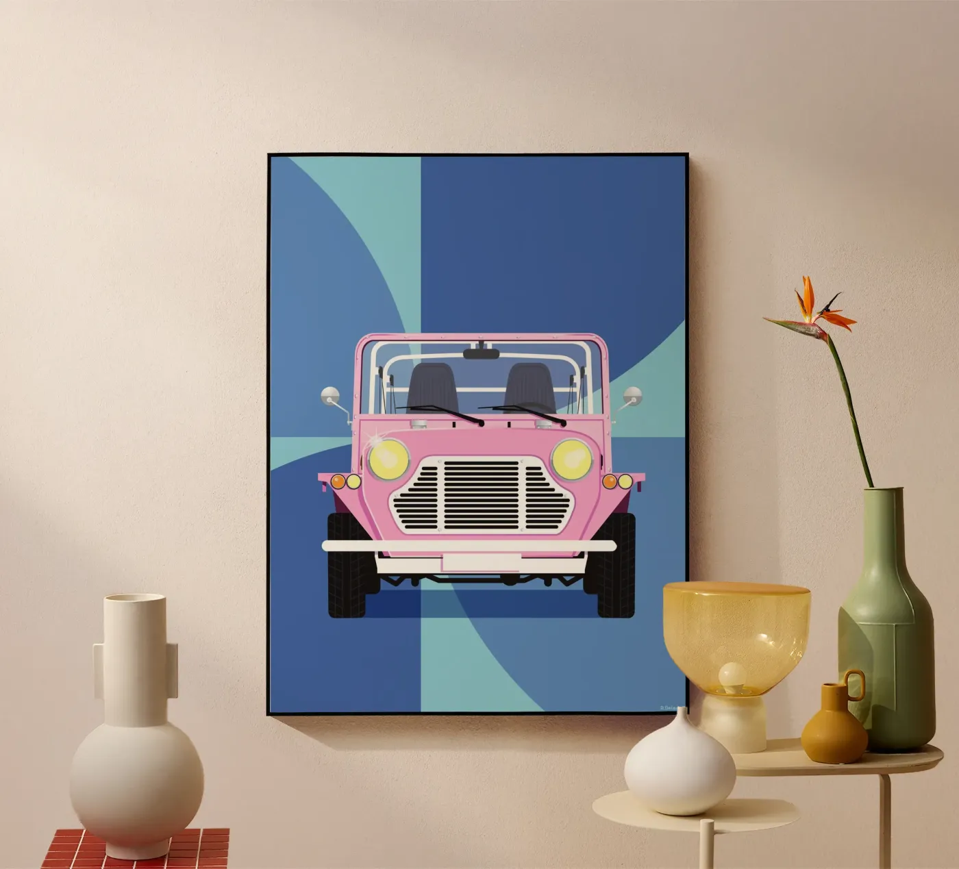 mini Moke plexiglass da Raphaël Delerue