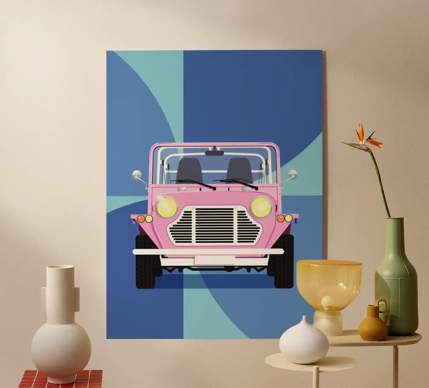 mini Moke plexiglas de Raphaël Delerue