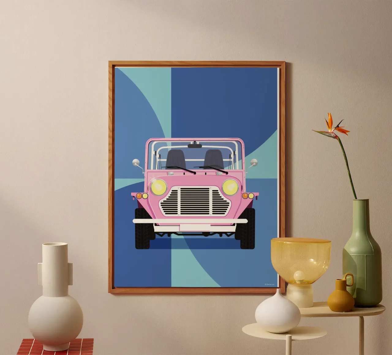 mini Moke forex plate by Raphaël Delerue