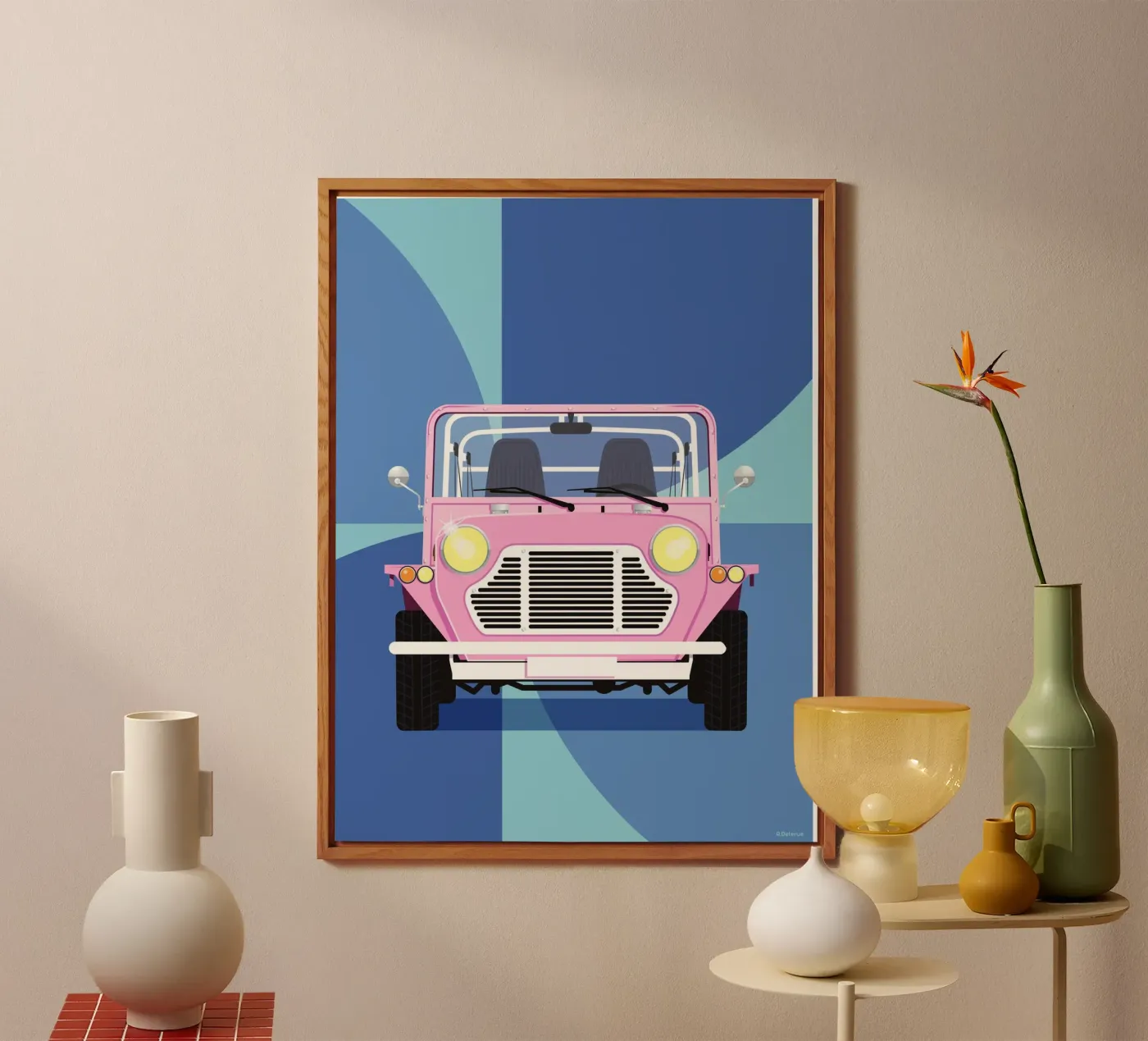 mini Moke forex plate by Raphaël Delerue