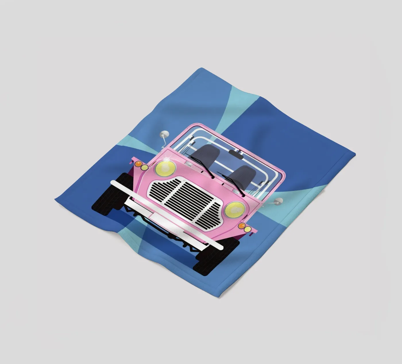 Mini-Moke Fleecedecke von Raphaël Delerue